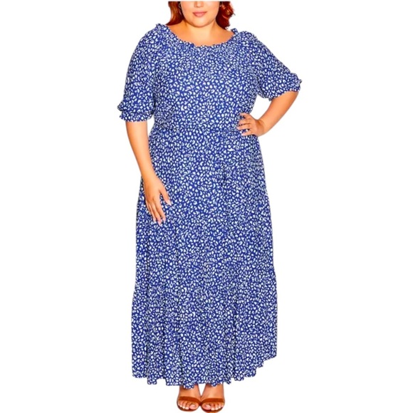 NWT CITY CHIC Women’s Trendy Plus Size Emily Maxi Dress - Picture 1 of 15
